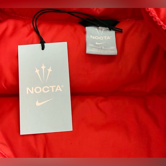 RARE Nike x NOCTA Drake Sunset Red Puffer Jacket DO2783-657 Mens Size XXL - Picture 6 of 8